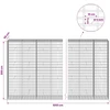 Gabionas su 5 mm viela ir 5x10 cm tinkleliu 1050x50x200 cm