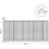 Gabionas su 5 mm Viela ir 5x10 cm Tinkleliu 450x20x200 cm