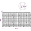 Gabionas su 5 mm Viela ir 5x10 cm Tinkleliu 200x10x100 cm