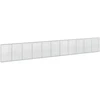 Gabionas su 5 mm Viela ir 5x10 cm Tinkleliu 1100x30x150 cm