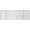 Gabionas su 5 mm Viela ir 5x10 cm Tinkleliu 500x20x150 cm
