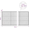 Gabionas su 5 mm Viela ir 5x10 cm Tinkleliu 700x30x150 cm