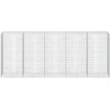 Gabionas su 5 mm Viela ir 5x10 cm Tinkleliu 500x100x200 cm