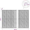 Gabionas su 5 mm viela ir 5x10 cm tinkleliu 1200x10x200 cm