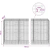 Gabionas su 5 mm viela ir 5x10 cm tinkleliu 1100x100x150 cm