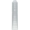 Gabionas su 5 mm Viela ir 5x10 cm Tinkleliu 900x30x150 cm