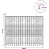 Gabionas su 5 mm Viela ir 5x10 cm Tinkleliu 200x10x150 cm