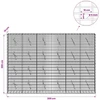 Gabionas su 5 mm Viela ir 5x10 cm Tinkleliu 300x10x200 cm