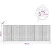 Gabionas su 5 mm Viela ir 5x10 cm Tinkleliu 600x10x200 cm