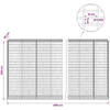 Gabionas su 5 mm viela ir 5x10 cm tinkleliu 850x50x200 cm