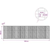 Gabionas su 5 mm viela ir 5x10 cm tinkleliu 550x10x150 cm