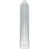 Gabionas su 5 mm viela ir 5x10 cm tinkleliu 1200x30x150 cm