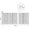 Gabionas su 5 mm Viela ir 5x10 cm Tinkleliu 450x10x100 cm