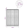 Gabionas su 5 mm viela ir 5x10 cm tinkleliu 150x50x200 cm