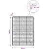 Gabionas su 5 mm Viela ir 5x10 cm Tinkleliu 150x20x200 cm