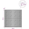Gabionas su 5 mm viela ir 5x2,5 cm tinkleliu 200x10x200 cm