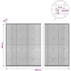 Gabionas su 5 mm viela ir 5x2,5 cm tinkleliu 1100x20x200 cm
