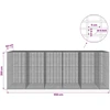 Gabionas su 5 mm viela ir 5x2,5 cm tinkleliu 550x50x200 cm
