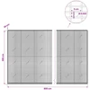 Gabionas su 5 mm viela ir 5x2,5 cm tinkleliu 800x20x200 cm