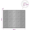 Gabionas su 5 mm viela ir 5x2,5 cm tinkleliu 250x10x200 cm