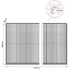 Gabionas su 5 mm viela ir 5x2,5 cm tinkleliu 1100x30x200 cm