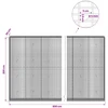 Gabionas su 5 mm viela ir 5x2,5 cm tinkleliu 800x30x200 cm