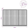 Gabionas su 5 mm viela ir 5x2,5 cm tinkleliu 300x50x200 cm