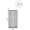 Gabionas su 5 mm viela ir 5x2,5 cm tinkleliu 100x50x200 cm