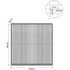 Gabionas su 5 mm viela ir 5x2,5 cm tinkleliu 200x30x200 cm
