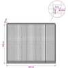Gabionas su 5 mm viela ir 5x2,5 cm tinkleliu 250x50x200 cm