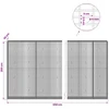 Gabionas su 5 mm viela ir 5x2,5 cm tinkleliu 650x30x200 cm