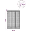 Gabionas su 5 mm viela ir 5x2,5 cm tinkleliu 150x100x200 cm