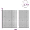 Gabionas su 5 mm viela ir 5x2,5 cm tinkleliu 1000x20x200 cm