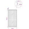 Gabionas su 5 mm viela ir 5x5 cm tinkleliu 50x20x100 cm