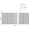 Gabionas su 5 mm viela ir 5x5 cm tinkleliu 550x10x100 cm
