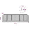 Gabionas su 5 mm viela ir 5x5 cm tinkleliu 600x100x150 cm