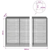 Gabionas su 5 mm viela ir 5x5 cm tinkleliu 1200x100x200 cm