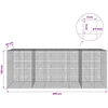 Gabionas su 5 mm viela ir 5x5 cm tinkleliu 400x50x150 cm