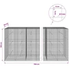 Gabionas su 5 mm viela ir 5x5 cm tinkleliu 700x50x150 cm