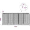 Gabionas su 5 mm viela ir 5x5 cm tinkleliu 500x30x200 cm