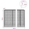 Gabionas su 5 mm viela ir 5x5 cm tinkleliu 850x50x200 cm