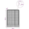 Gabionas su 5 mm viela ir 5x5 cm tinkleliu 150x50x200 cm