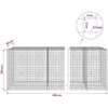 Gabionas su 5 mm viela ir 5x5 cm tinkleliu 350x50x100 cm
