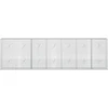Gabionas su 5 mm viela ir 5x5 cm tinkleliu 350x20x100 cm