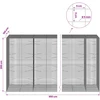 Gabionas su 5 mm viela ir 5x5 cm tinkleliu 950x100x200 cm