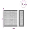 Gabionas su 5 mm viela ir 5x5 cm tinkleliu 1150x100x200 cm