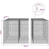 Gabionas su 5 mm viela ir 5x5 cm tinkleliu 1000x100x150 cm