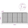 Gabionas su 5 mm viela ir 5x5 cm tinkleliu 500x50x200 cm