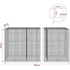 Gabionas su 5 mm viela ir 5x5 cm tinkleliu 800x50x150 cm