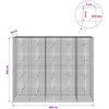 Gabionas su 5 mm viela ir 5x5 cm tinkleliu 250x20x200 cm